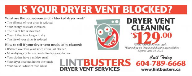 Is Your Dryer Vent Blocked At Lintbusters Dryer Vent Services