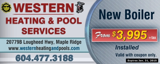 New Boilers 3 995 At Western Heating Pool Services Home