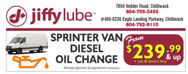 vans oil change coupon